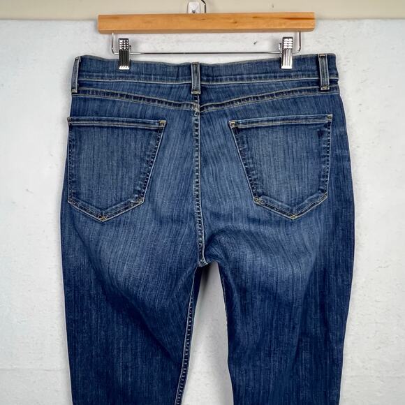 Yummie Denim Skinny Crop Jeans Women's Size 33 Stretch Mid Rise 26”Inseam - Picture 5 of 11